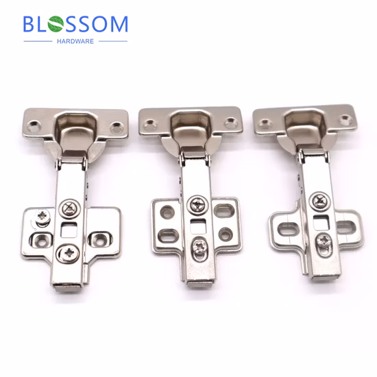 Furniture Accessories Steel Hardware Fittings Iron Soft Close Kitchen Metal Cupboard Door Closing Buffering Cabinet Hydraulic Concealed Hinge