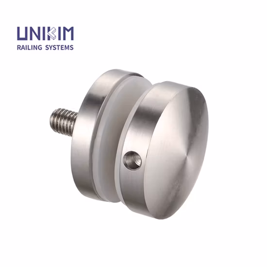 Перила из цинкового сплава, опорные стойки, стеклянные зажимные фитинги